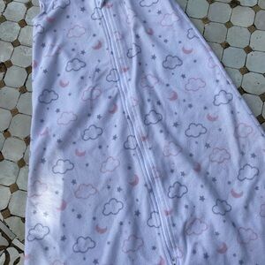 Cozy Kids Pajamas with Cloud and Moon Print
